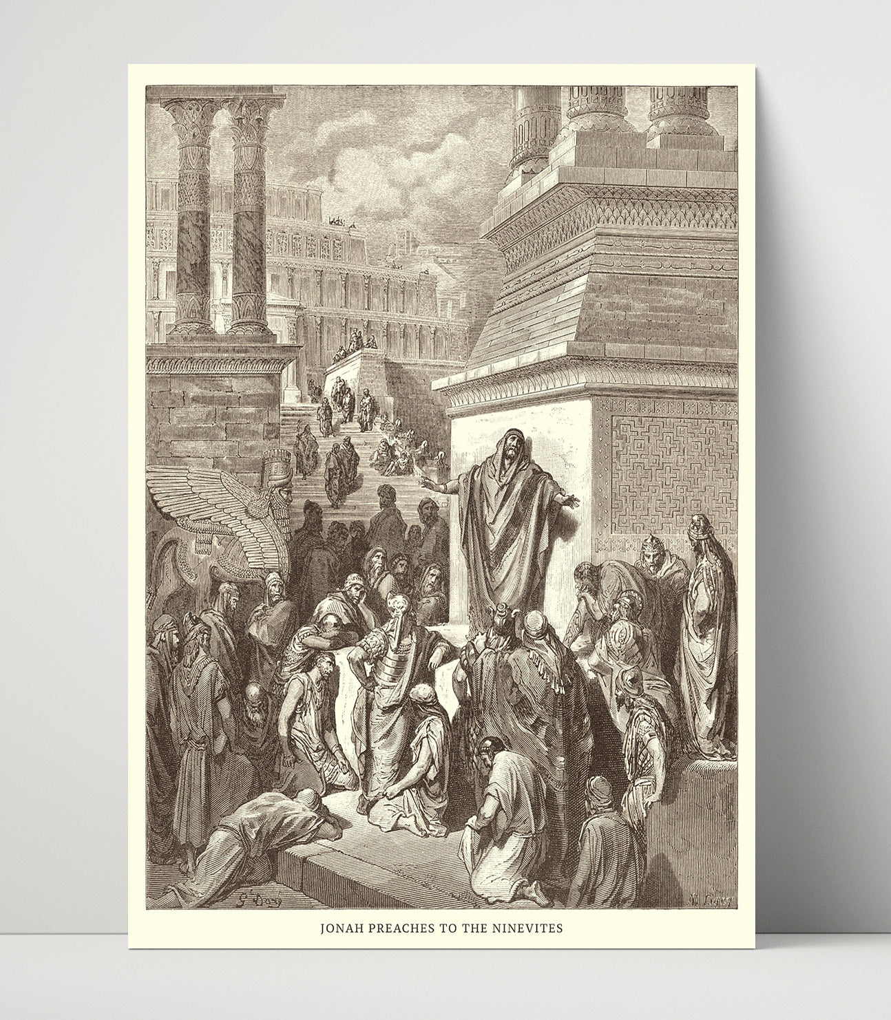 The Prophet Amos Amos 1 Dore Bible Illustration Wall Art 16x20 Unframed Print wall art print