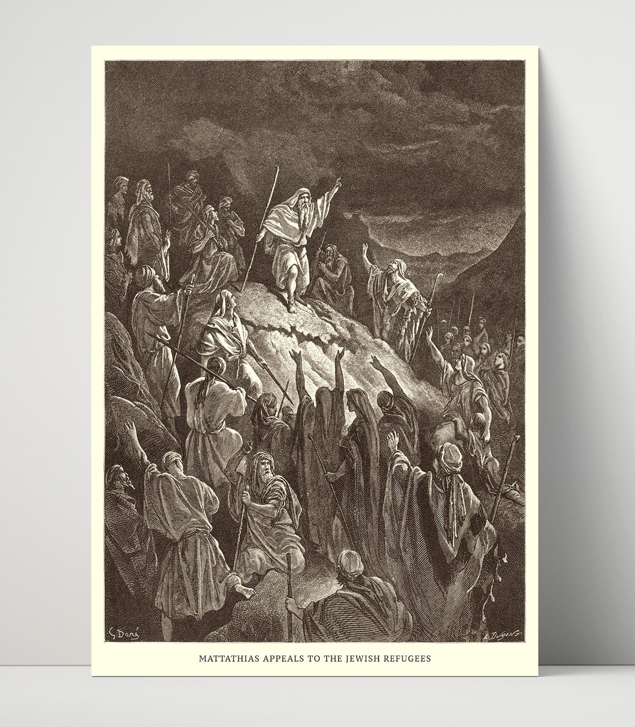The Prophet Isaiah Isaiah 6 Dore Bible Illustration Wall Art 16x20 Unframed Print wall art print