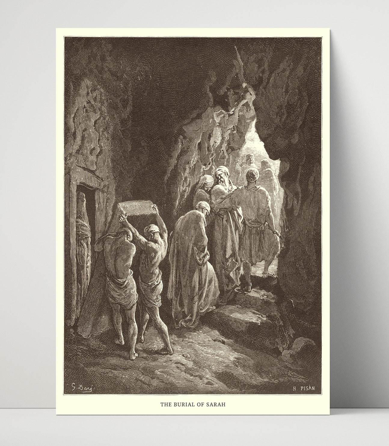 The Testing of Abrahams Faith Genesis 22:1-19 Dore Bible Illustration Wall Art 16x20 Unframed Print wall art print
