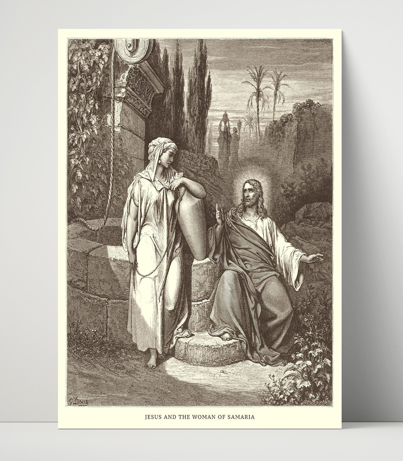 The Wedding at Cana John 2:1-11 Dore Bible Illustration Wall Art 16x20 Unframed Print wall art print