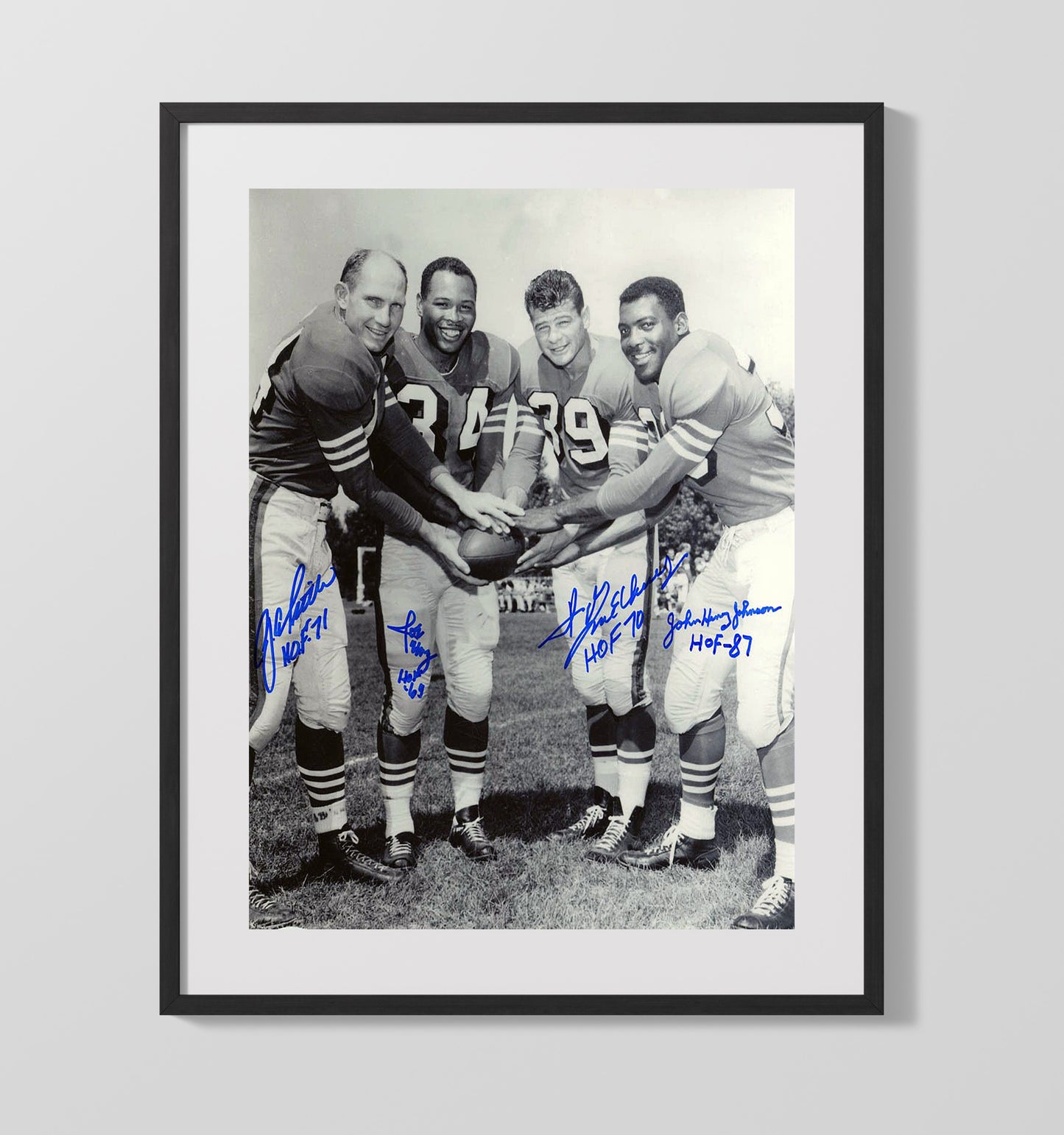 49ers Million Dollar Backfield - Legends United Football Wall Art - football wall art print