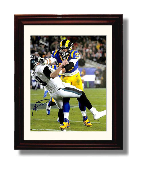 Aaron Donald Rams Sack - QB Nightmare 8x10 Canvas vintage football wall art