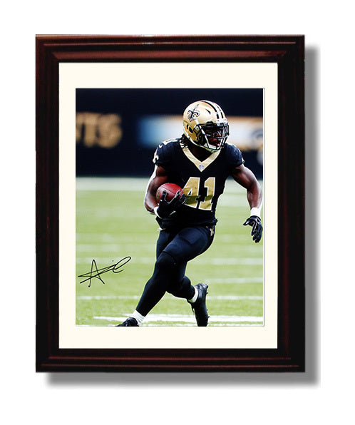 Alvin Kamara - New Orleans Football Running Back Open Field Run 8x10 Canvas vintage football wall art
