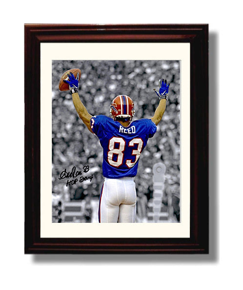 Andre Reed - Victory Salute 8x10 Canvas vintage football wall art