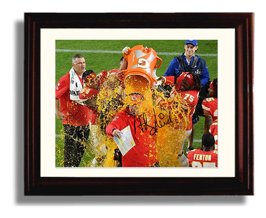 Andy Reid - Kansas City Football Coach Gatorade Celebration 8x10 Canvas vintage football wall art