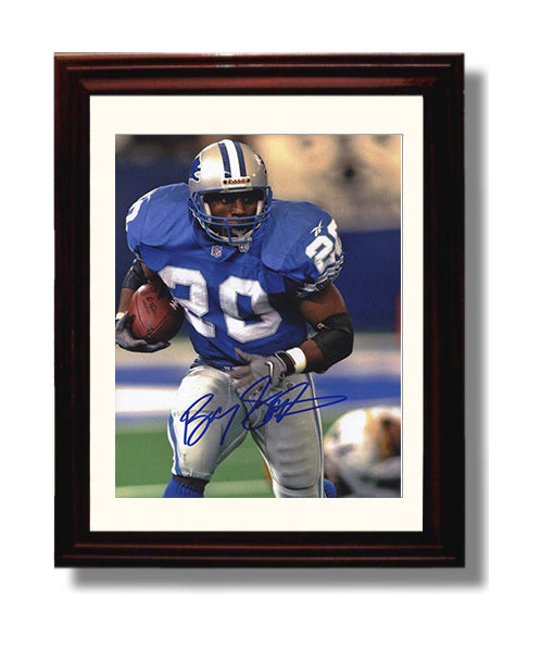 Barry Sanders - Elusive Greatness 8x10 Canvas vintage football wall art