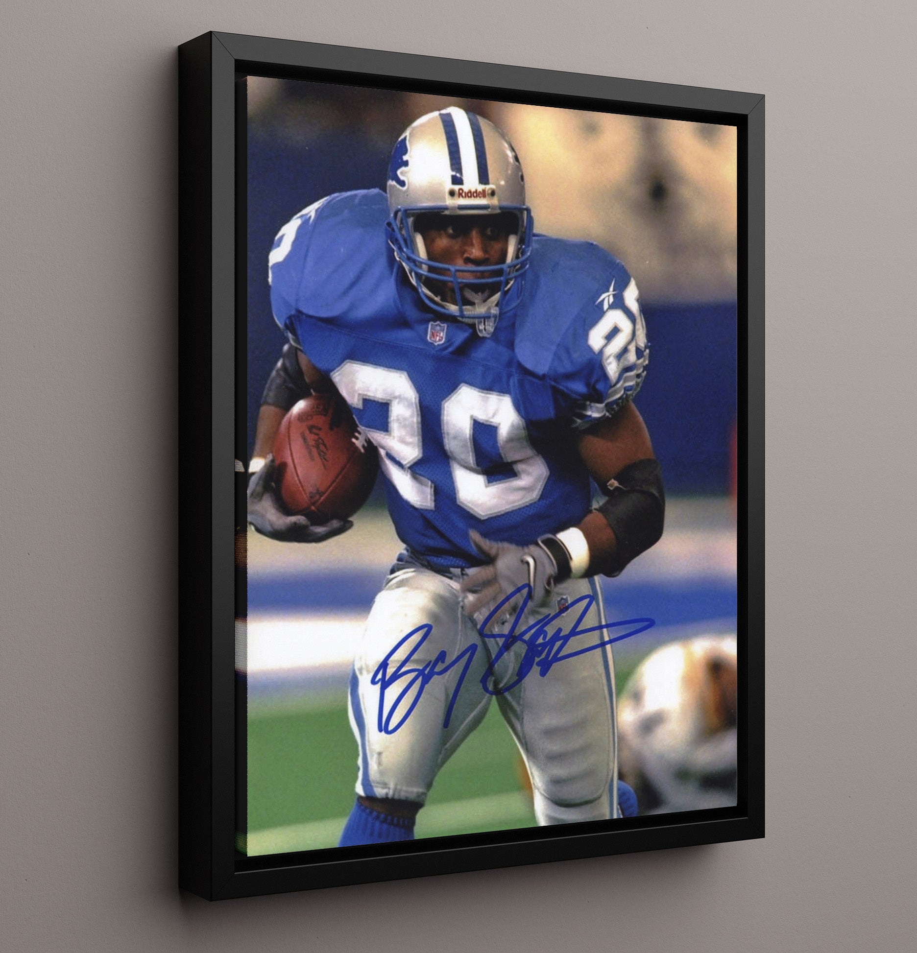 Barry Sanders - Elusive Greatness Football Wall Art - football wall art print
