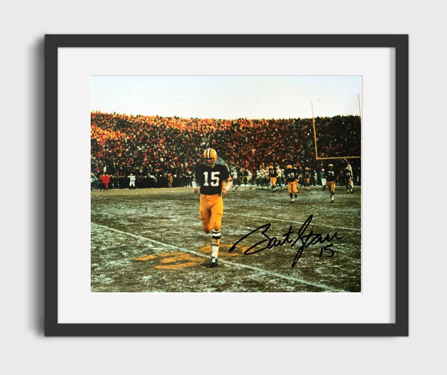 Bart Starr - Green Bay Football Frozen Tundra Walk Off Football Wall Art - football wall art print