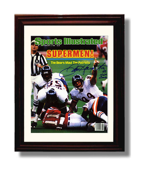 Bears Supermen - Patriots Mauled 8x10 Canvas vintage football wall art