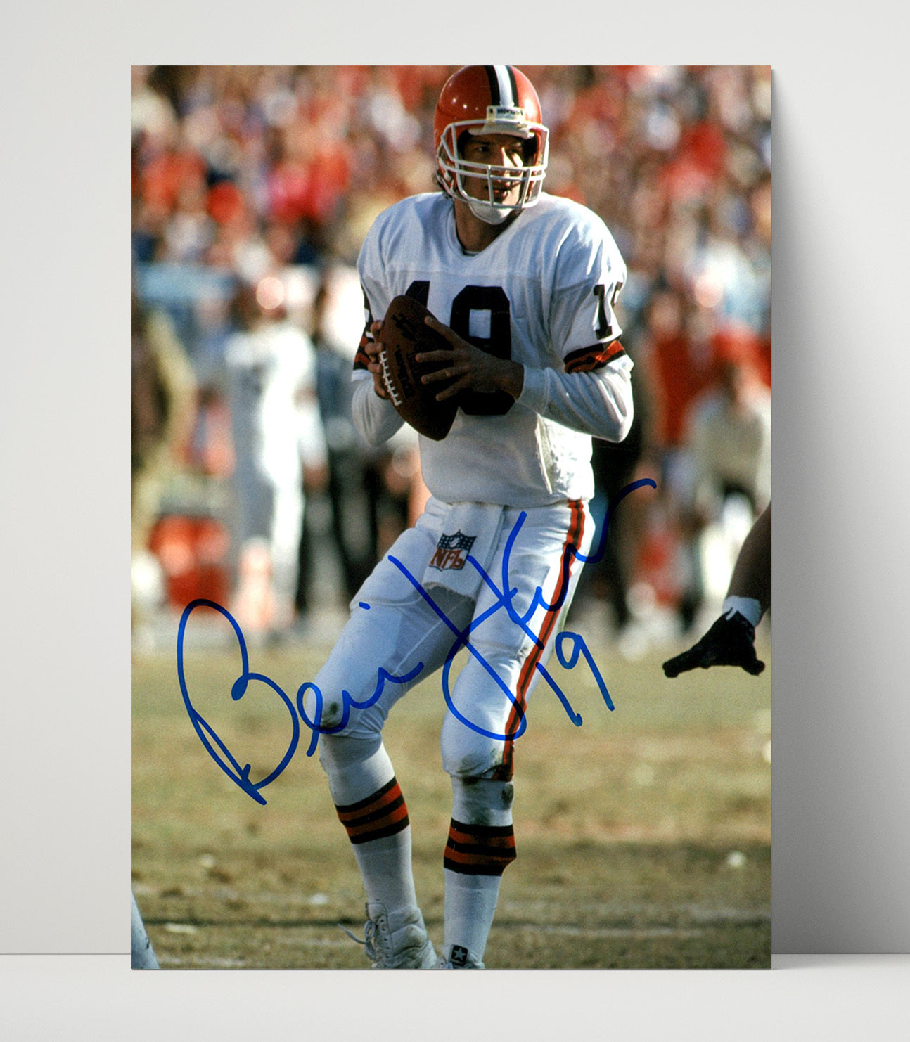 Bernie Kosar - Clevelands Arm Football Wall Art - football wall art print