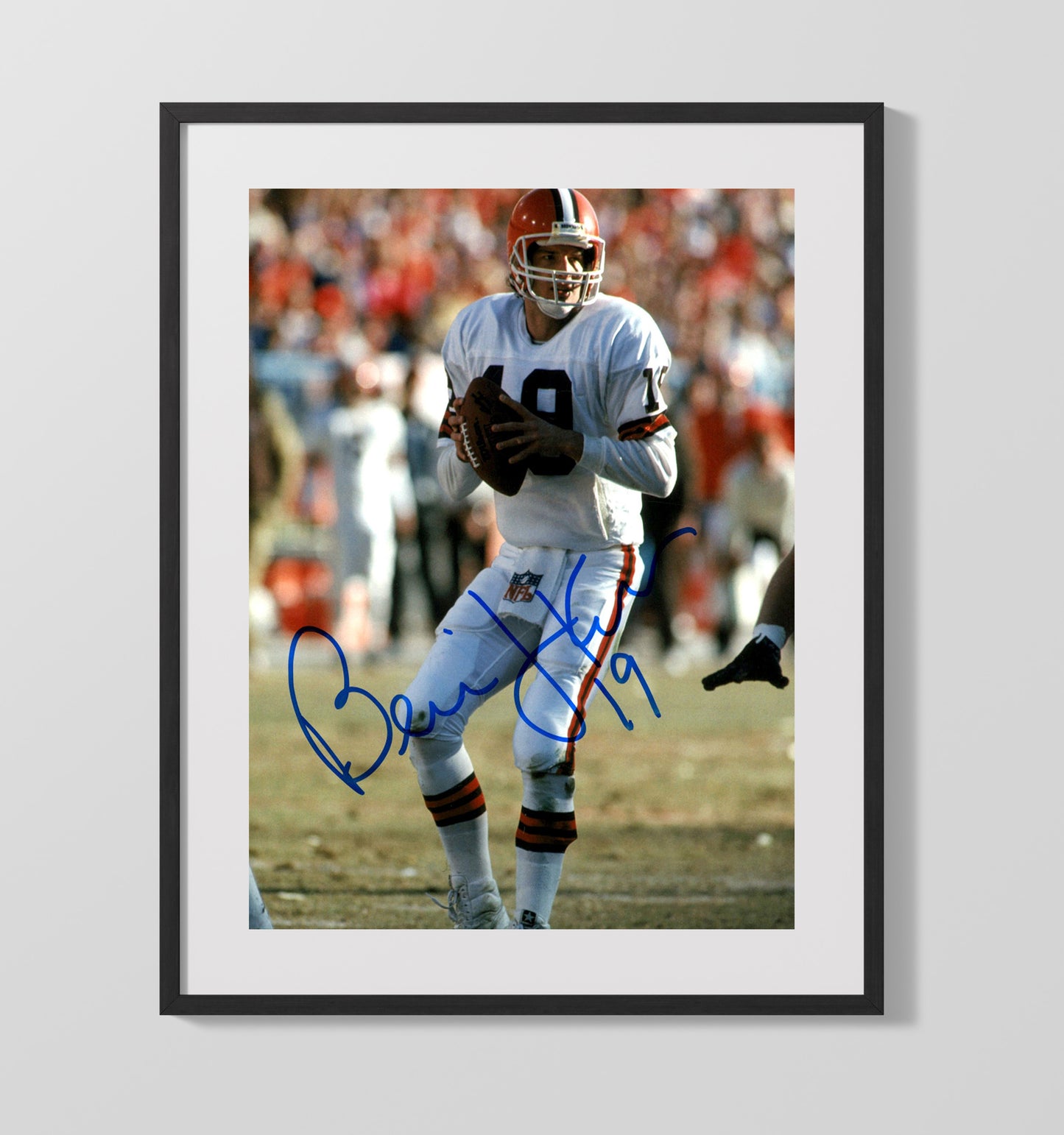 Bernie Kosar - Clevelands Arm Vintage Football Wall Art - 16x20 Gallery Frame football decor