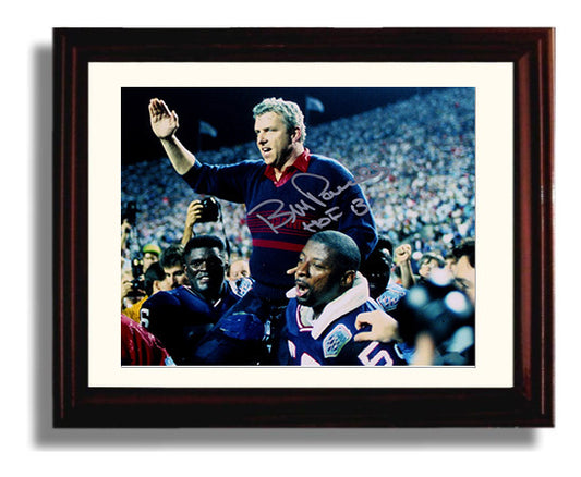 Bill Parcells - New York Football Coach Carried Off Field Celebration 8x10 Canvas vintage football wall art