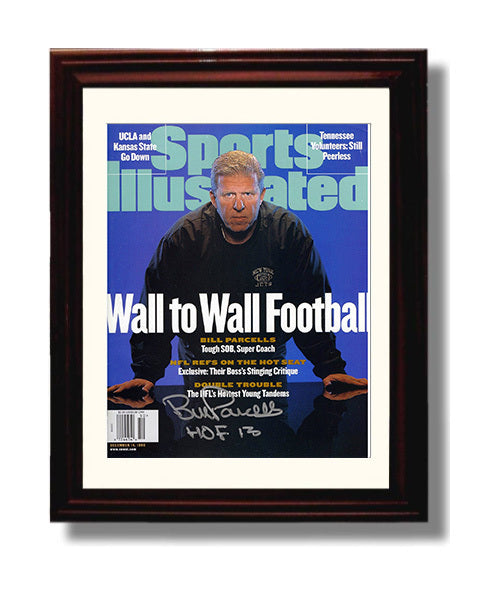 Bill Parcells - New York Football Wall to Wall Football Coach 1998 SI Cover 8x10 Canvas vintage football wall art