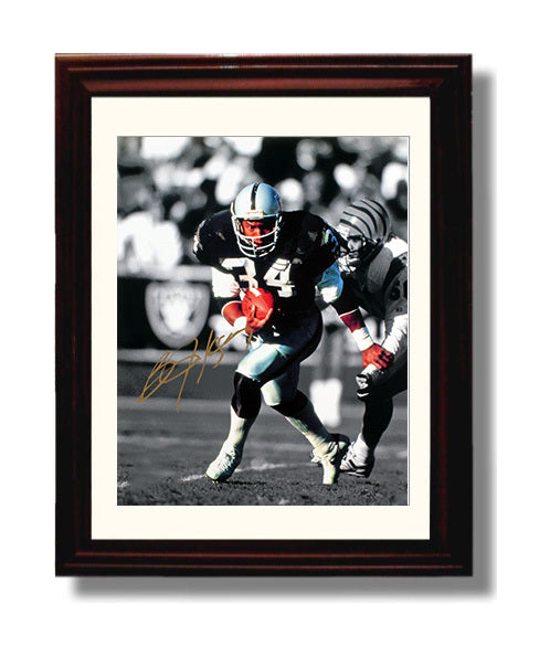 Bo Jackson - Power Run 8x10 Canvas vintage football wall art