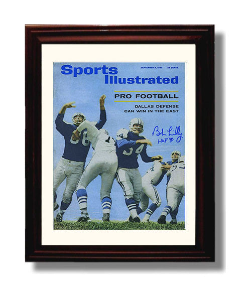 Bob Lilly - Dallas Football Defensive Line SI Cover 1963 8x10 Canvas vintage football wall art