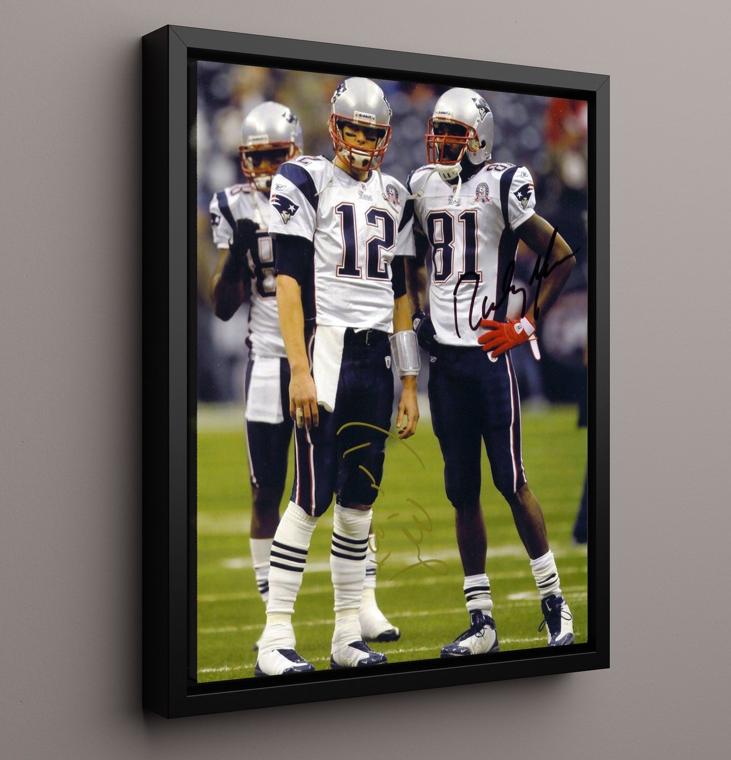 Brady and Moss - Dynamic Duo Football Wall Art - football wall art print