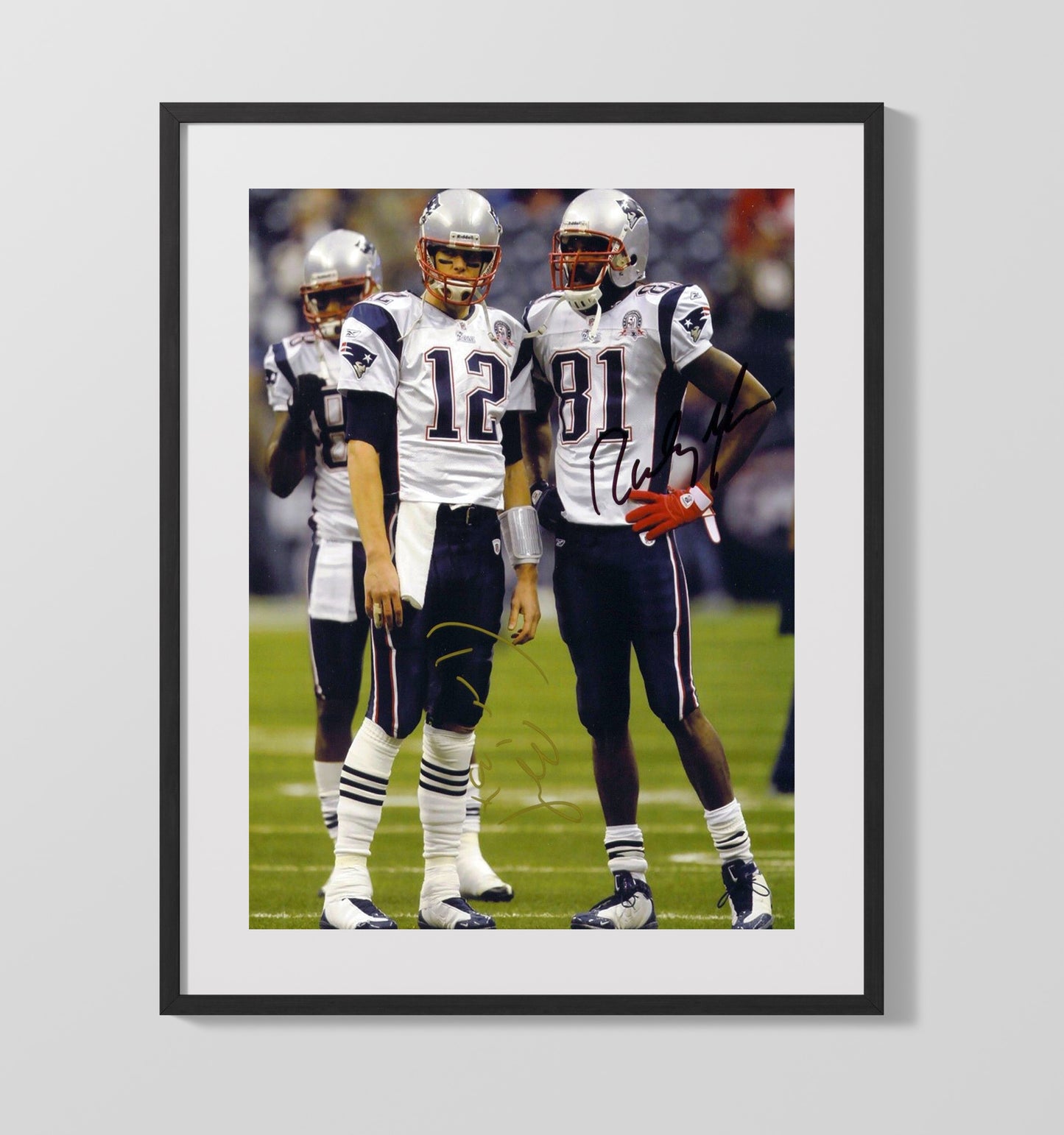 Brady and Moss - Dynamic Duo Football Wall Art - football wall art print