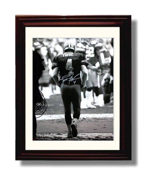 Brett Favre - Gunslinger Farewell 8x10 Canvas vintage football wall art