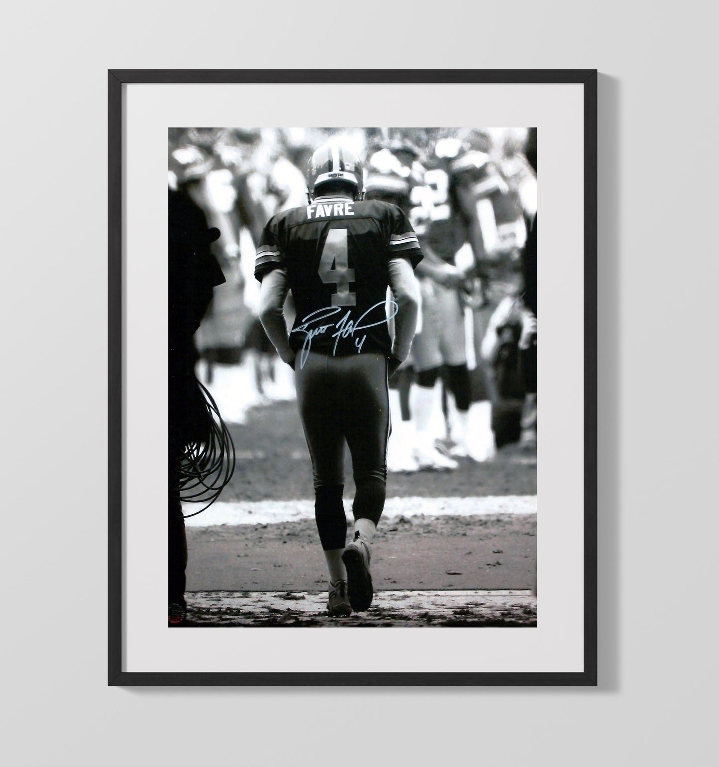Brett Favre - Gunslinger Farewell Football Wall Art - football wall art print