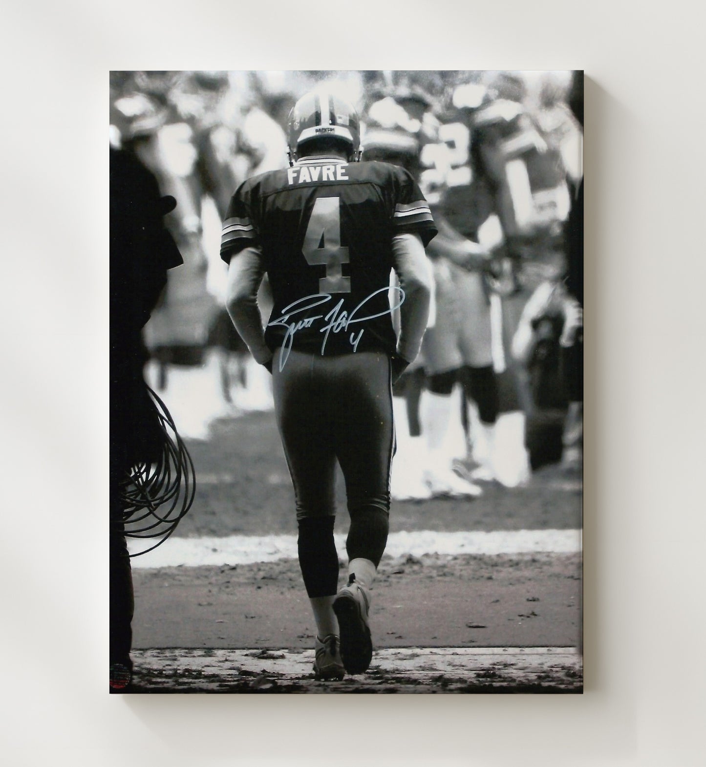Brett Favre - Gunslinger Farewell Football Wall Art - football wall art print