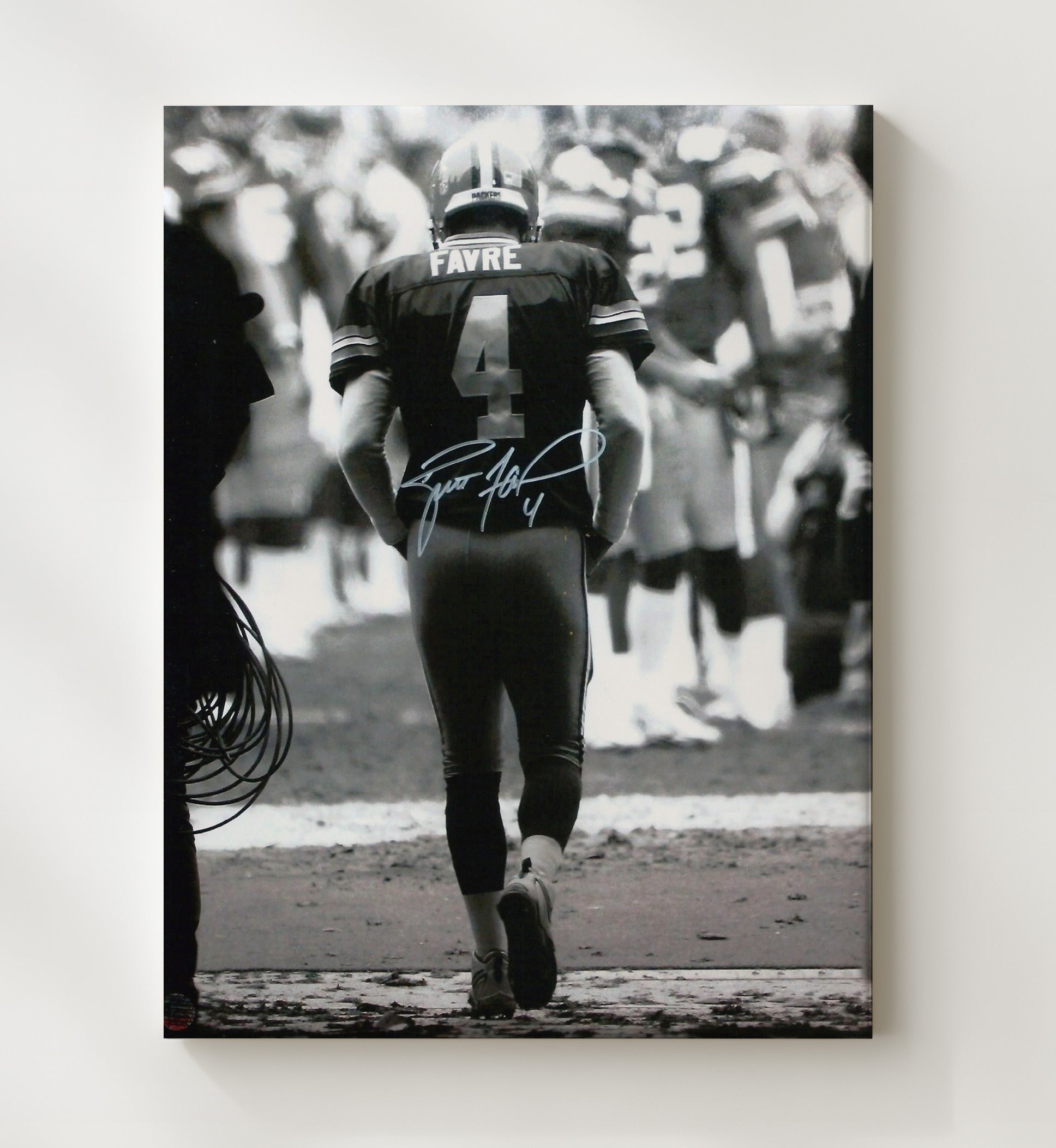 Brett Favre - Gunslinger Farewell Football Wall Art - football wall art print