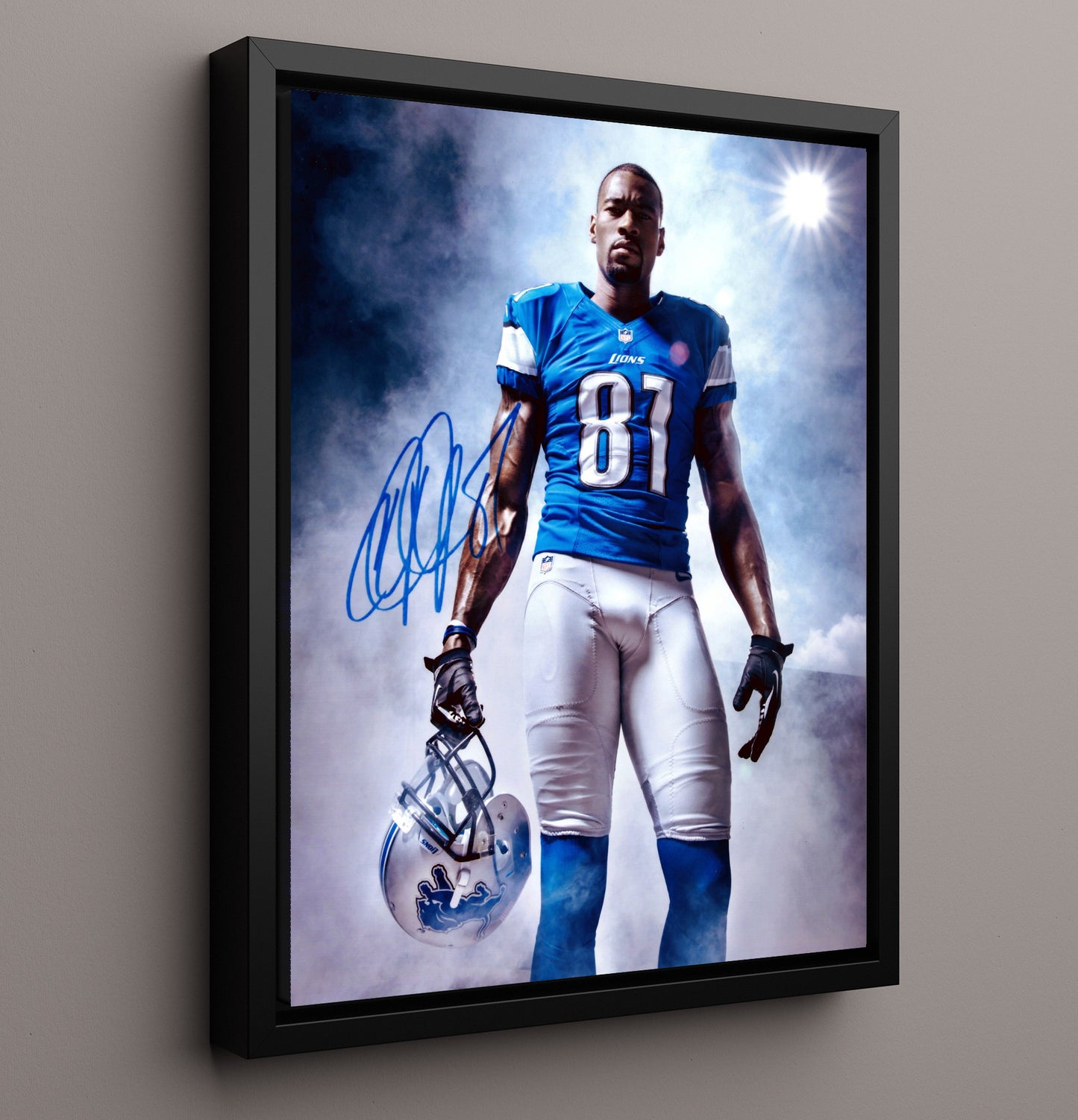 Calvin Johnson - Megatron Mode Football Wall Art - football wall art print