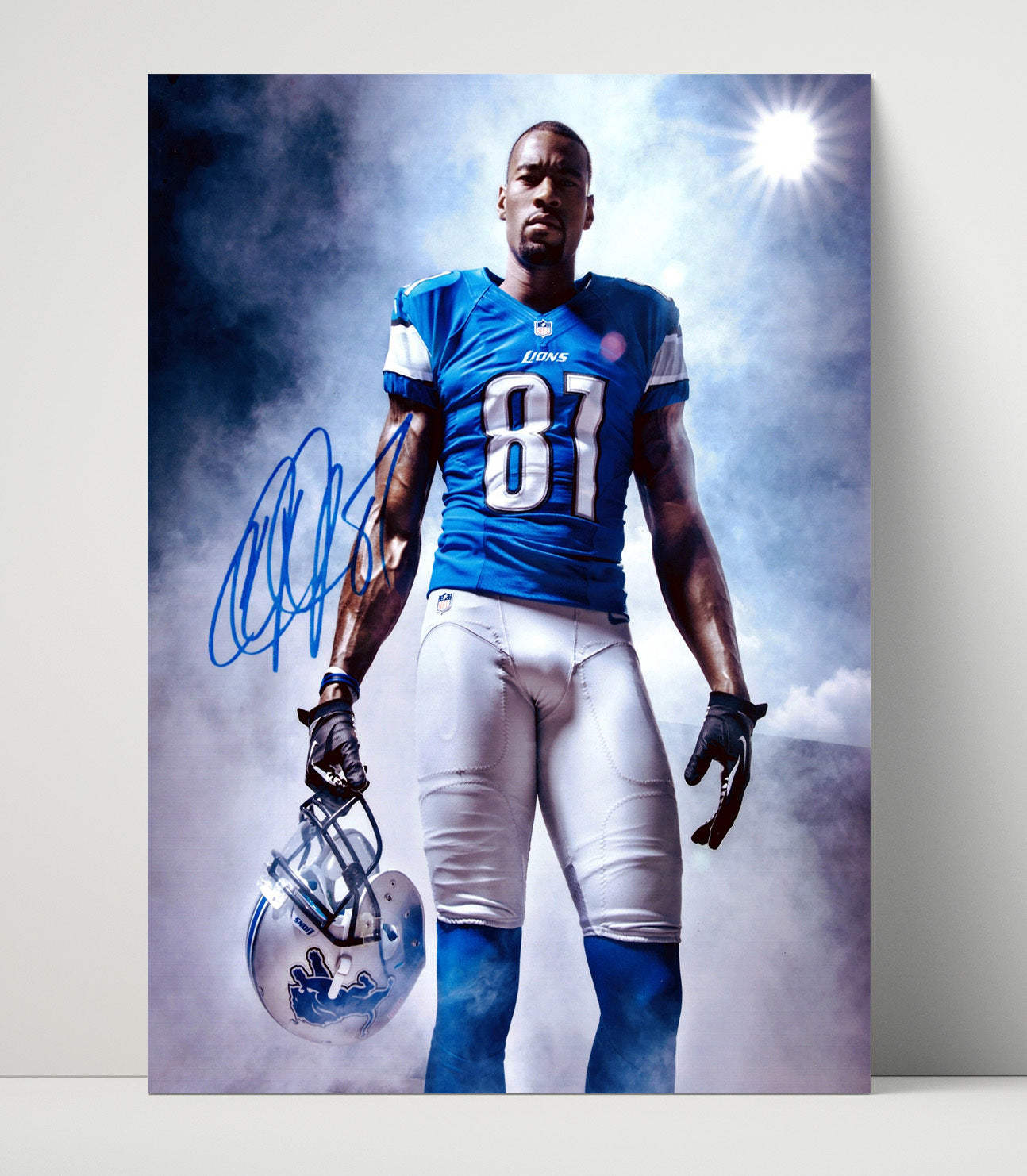 Calvin Johnson - Megatron Mode Football Wall Art - football wall art print