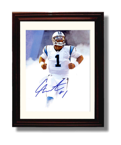 Cam Newton - Carolina Football Superman Entrance Celebration 8x10 Canvas vintage football wall art