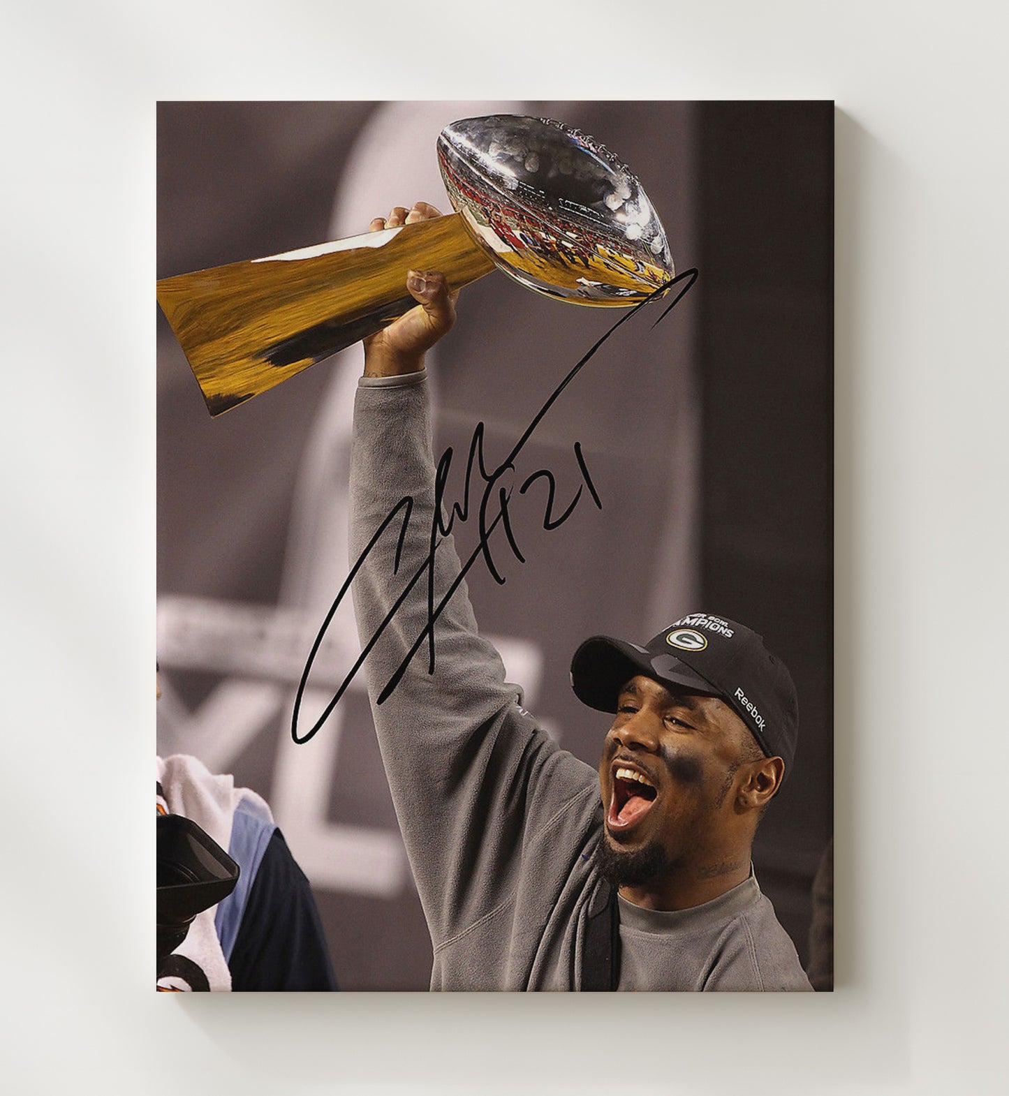 Charles Woodson - Champions Roar Football Wall Art - football wall art print