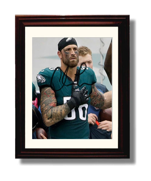 Chris Long - Philadelphia Football National Anthem Hand Over Heart 8x10 Canvas vintage football wall art
