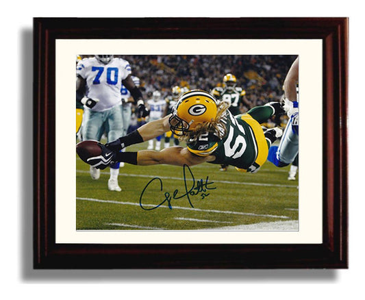Clay Matthews - Green Bay Football Diving Touchdown Return 8x10 Canvas vintage football wall art