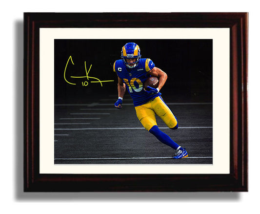 Cooper Kupp - Los Angeles Football Route Runner Sprint with Ball 8x10 Canvas vintage football wall art
