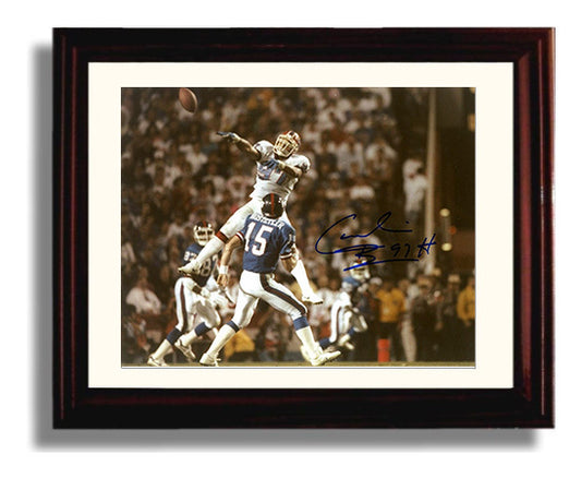 Cornelius Bennett - Buffalo Football Leaping Pass Block 8x10 Canvas vintage football wall art