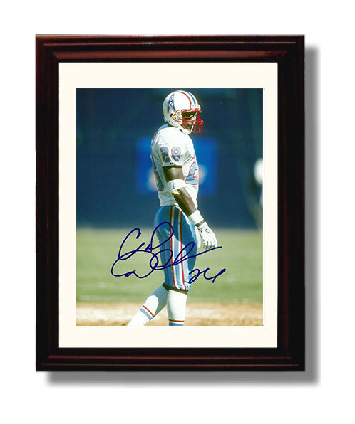 Cris Dishman - Houston Football Defensive Back Oilers Legacy 8x10 Canvas vintage football wall art