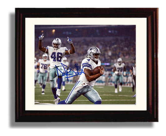 Dak Prescott - Dallas Football Quarterback Scramble Run 8x10 Canvas vintage football wall art