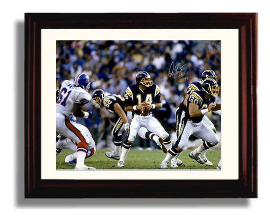 Dan Fouts - San Diego Football Air Coryell Passing Motion 8x10 Canvas vintage football wall art
