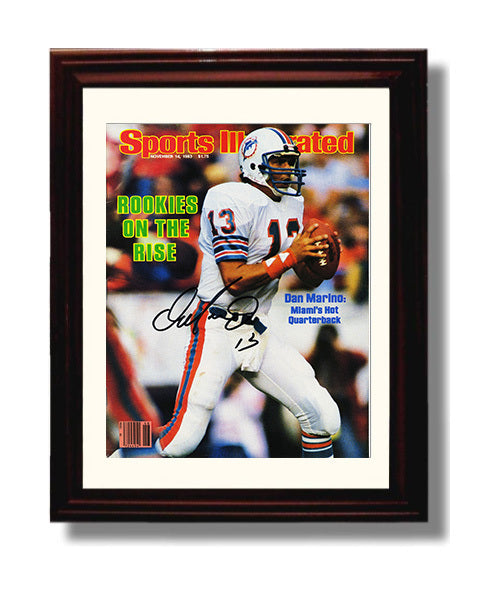 Dan Marino - Miami Football Rookies on the Rise Pass 1983 SI Cover 8x10 Canvas vintage football wall art