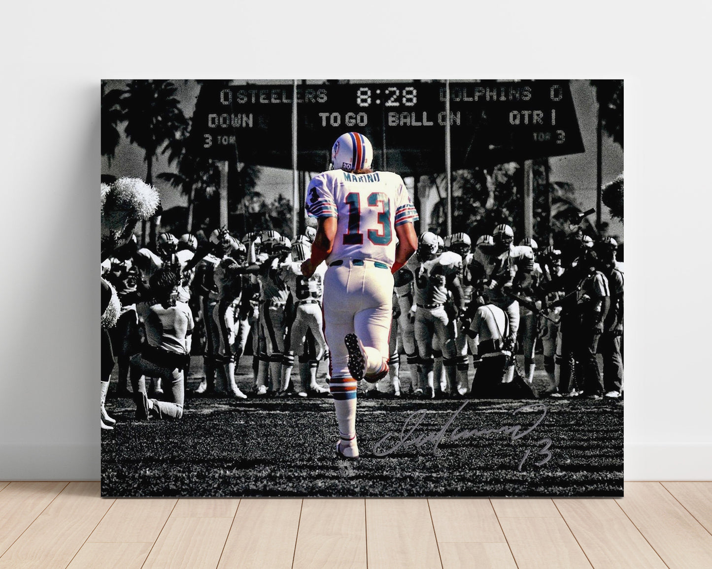 Dan Marino Miami Tunnel Entrance Spotlight Football Wall Art Unframed 8x10 in Plastic Sleeve wall art print - Football decor