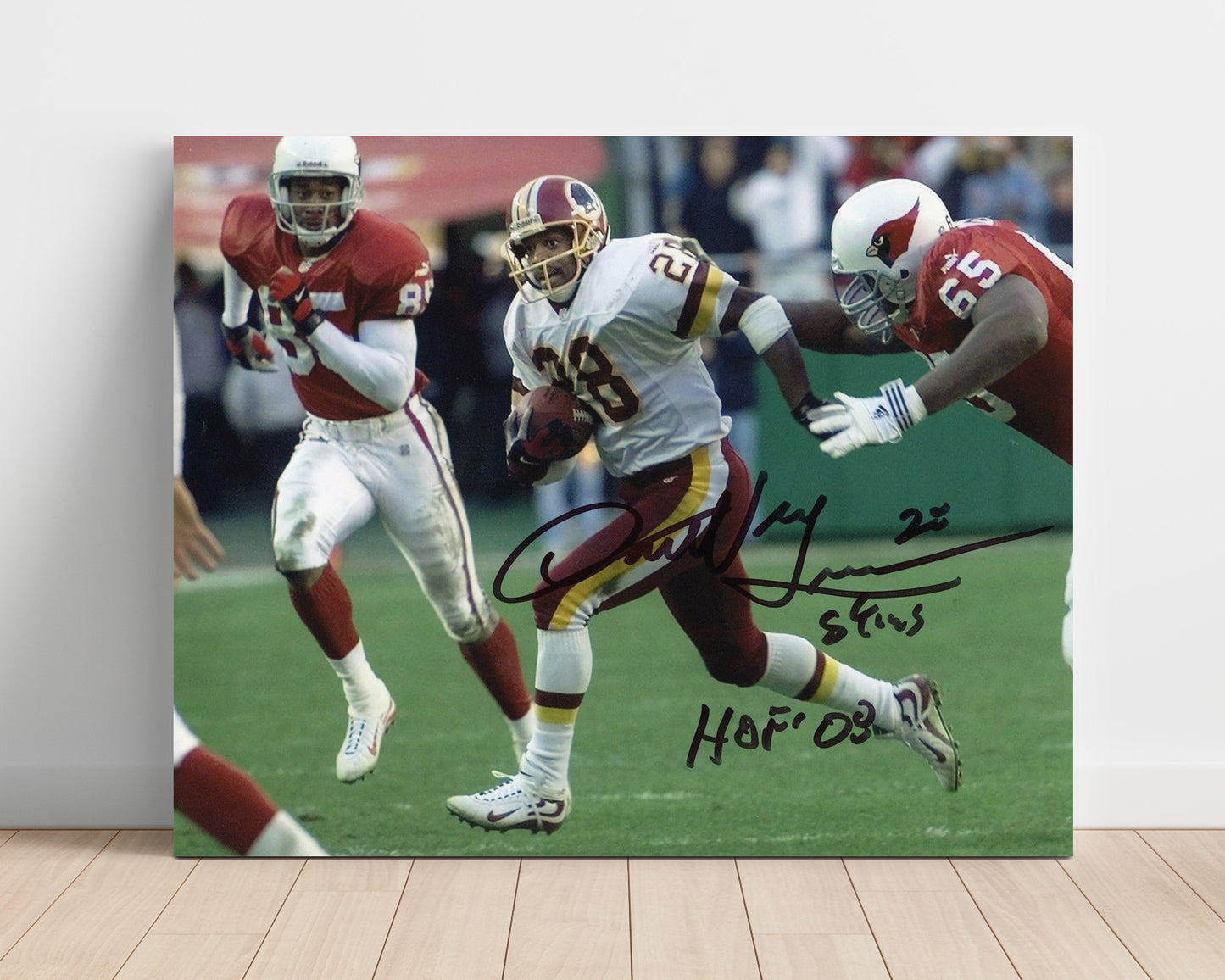 Darrell Green - Washington Football Speed Pursuit Tackle Football Wall Art - football wall art print