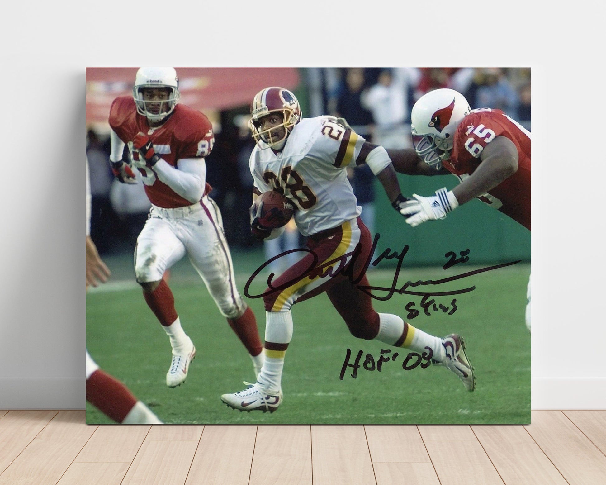 Darrell Green - Washington Football Speed Pursuit Tackle Football Wall Art - football wall art print
