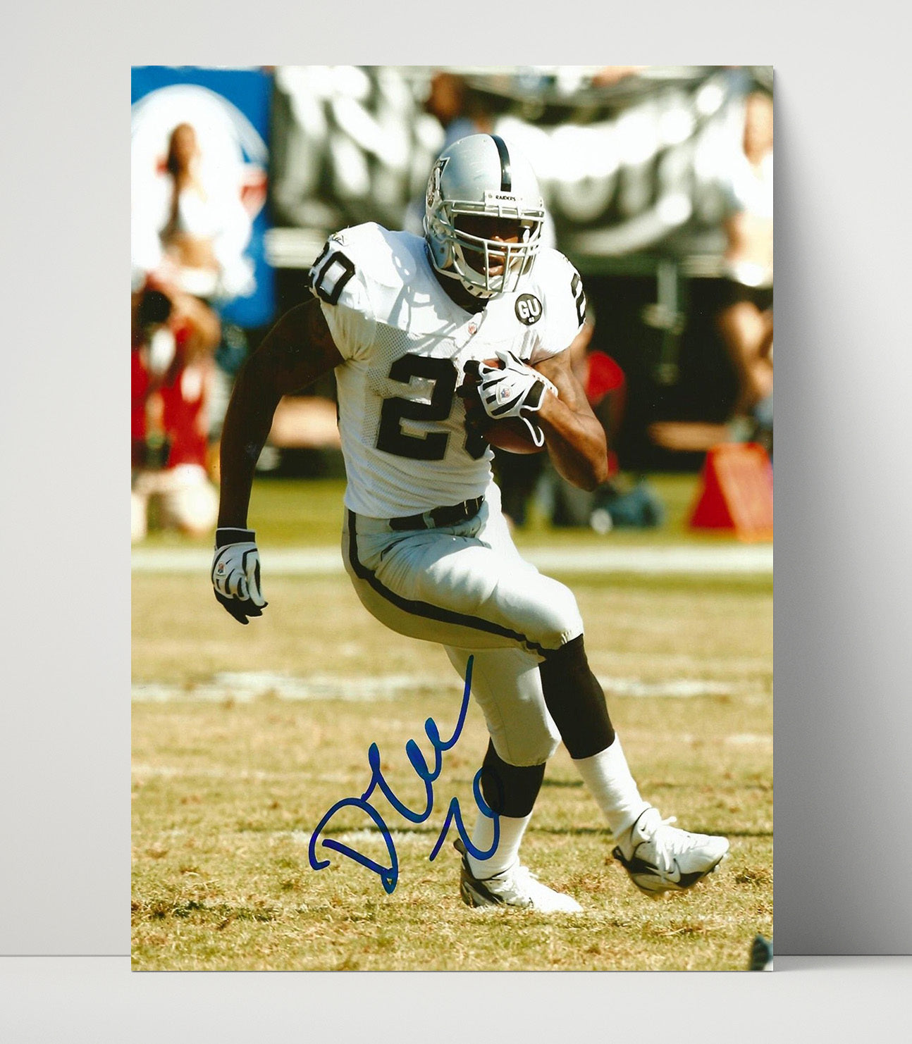 Darren Mcfadden - Oakland Football Running Back Breakaway Run Football Wall Art - football wall art print