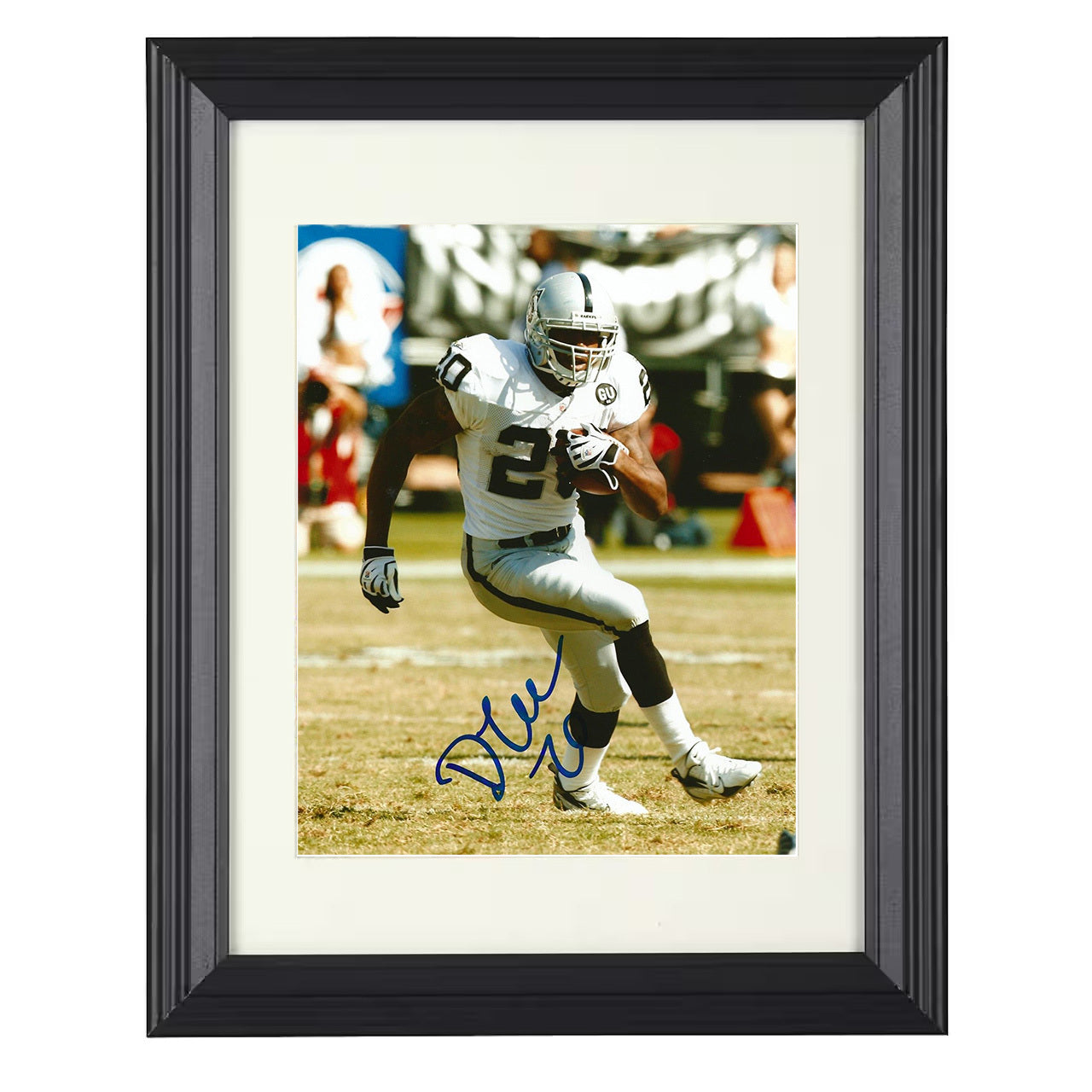 Darren McFadden – Oakland RB Breakaway Run – 8x10 black beveled framed football wall art