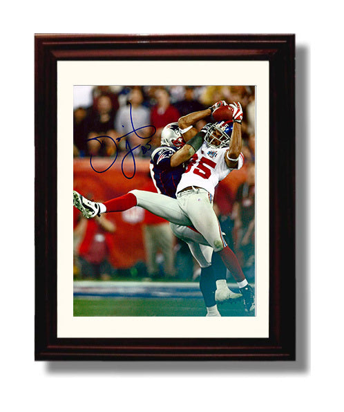 David Tyree - New York Football Helmet Catch Alternate Angle 2008 8x10 Canvas vintage football wall art
