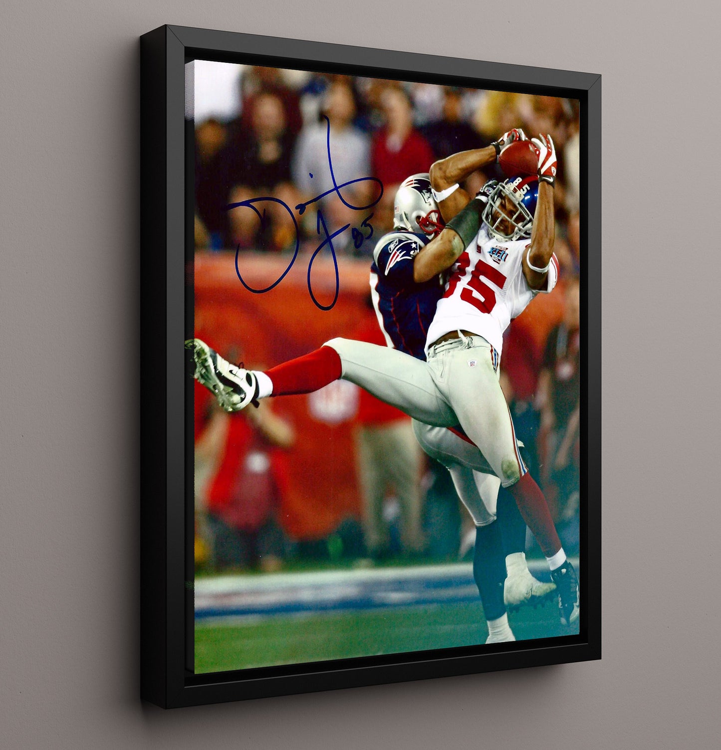 David Tyree - New York Football Helmet Catch Alternate Angle 2008 Football Wall Art - football wall art print