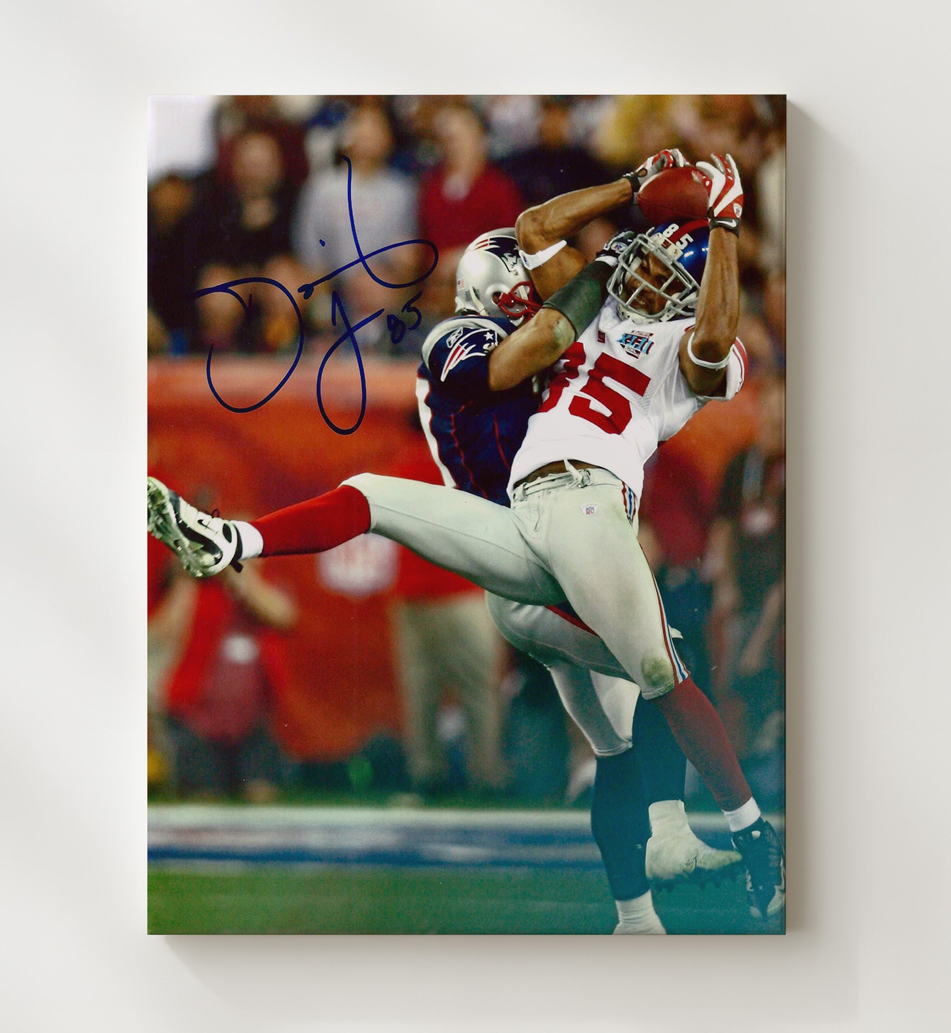 David Tyree - New York Football Helmet Catch Alternate Angle 2008 Football Wall Art - football wall art print