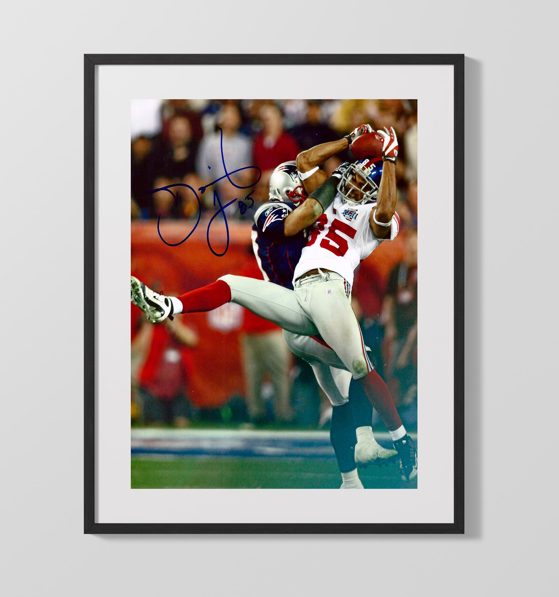 David Tyree - New York Football Helmet Catch Alternate Angle 2008 Football Wall Art - football wall art print