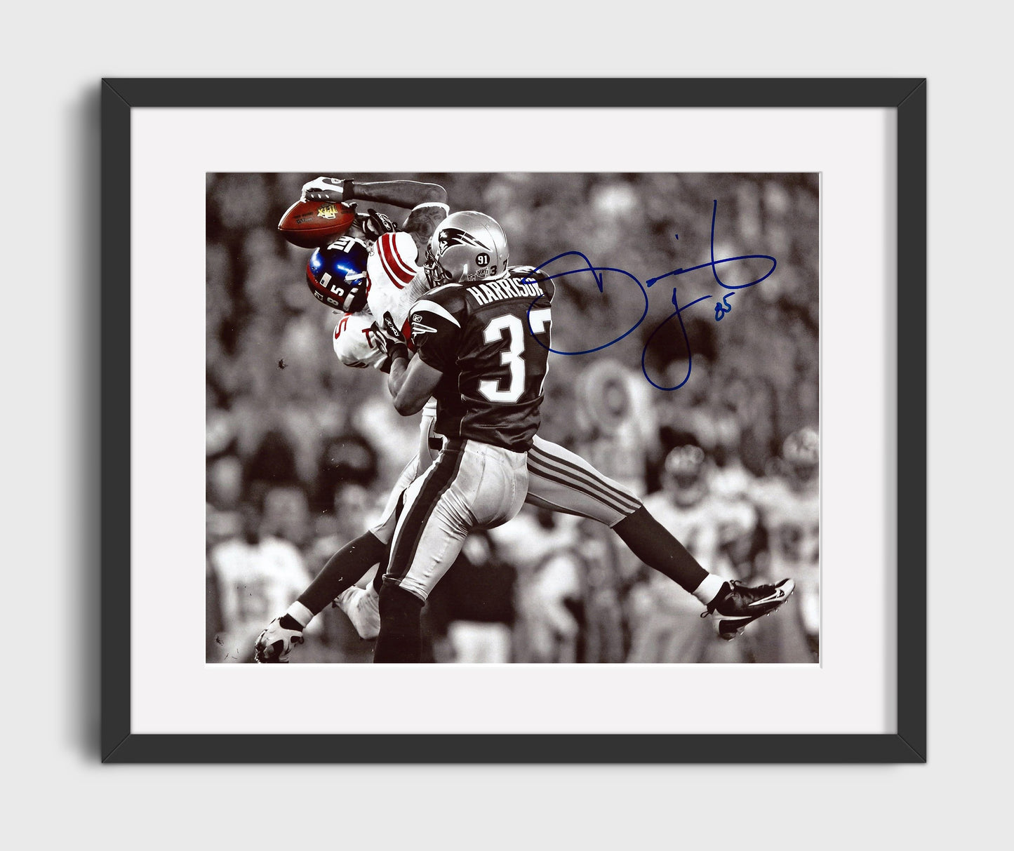 David Tyree - New York Football Helmet Catch Super Bowl Play Football Wall Art - football wall art print