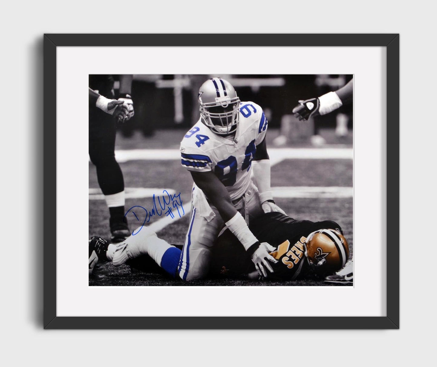 Demarcus Ware - QB Nightmare Football Wall Art - football wall art print