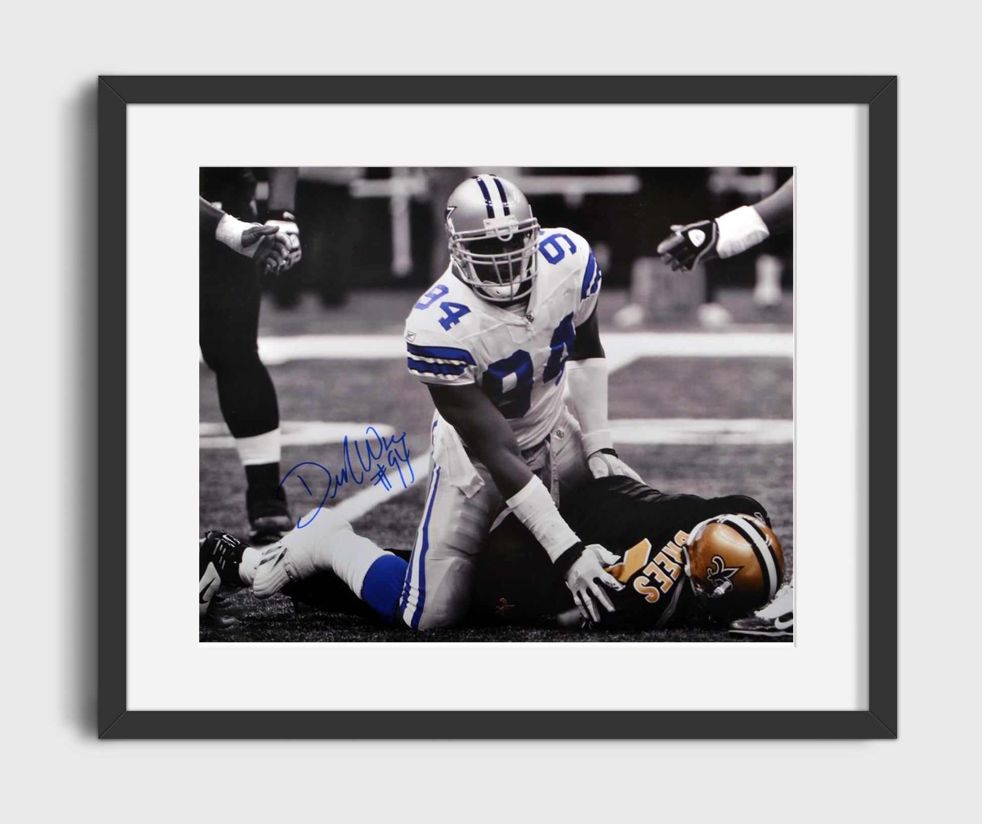 Demarcus Ware - QB Nightmare Football Wall Art - football wall art print