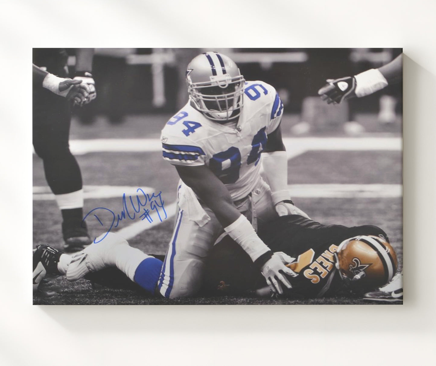 Demarcus Ware - QB Nightmare Football Wall Art - football wall art print